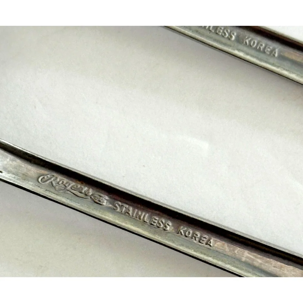 Vintage Rogers Landscape Flatware Stainless Replacement 11 Pc Set Spoon Fork